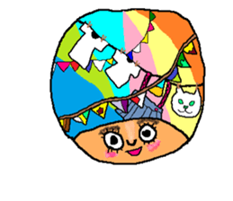 Imagination girl sticker #9310408