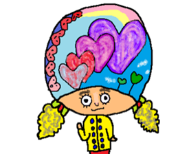 Imagination girl sticker #9310409