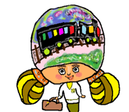 Imagination girl sticker #9310410