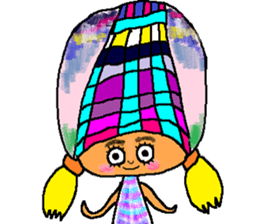 Imagination girl sticker #9310412