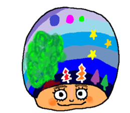 Imagination girl sticker #9310413