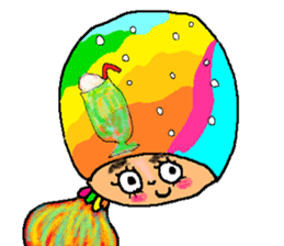 Imagination girl sticker #9310417