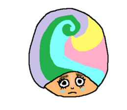 Imagination girl sticker #9310420