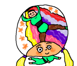 Imagination girl sticker #9310422