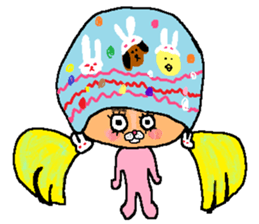 Imagination girl sticker #9310423