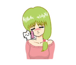 Lisa Irena Nina Eva 4 girls + all stars sticker #9337502