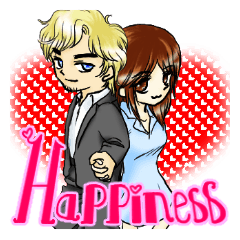 Happiness Sticker
