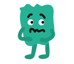 Monster emotions sticker #9369574