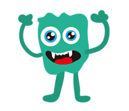 Monster emotions sticker #9369575