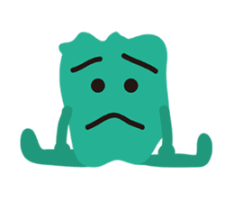 Monster emotions sticker #9369582