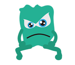 Monster emotions sticker #9369585