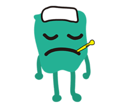 Monster emotions sticker #9369587