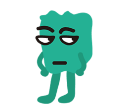 Monster emotions sticker #9369590