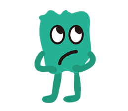 Monster emotions sticker #9369591