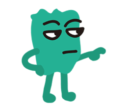 Monster emotions sticker #9369592