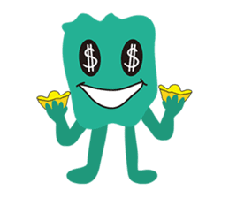 Monster emotions sticker #9369595