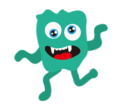 Monster emotions sticker #9369597