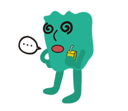 Monster emotions sticker #9369600