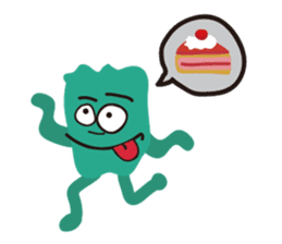 Monster emotions sticker #9369603