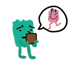 Monster emotions sticker #9369605