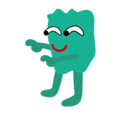 Monster emotions sticker #9369607