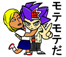 Samurai junior high schooler sticker #9382392