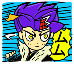 Samurai junior high schooler sticker #9382399