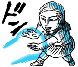 Samurai junior high schooler sticker #9382401