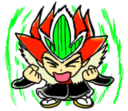 Samurai junior high schooler sticker #9382417