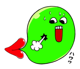 Let the answer in the bubble gum. sticker #9395921