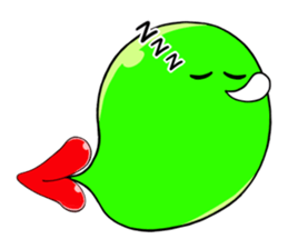 Let the answer in the bubble gum. sticker #9395923