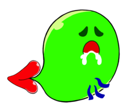 Let the answer in the bubble gum. sticker #9395935