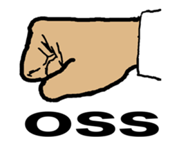 Karate referee terms of Japan sticker #9407277