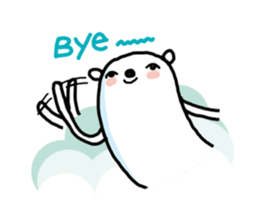 Flower Bear(three) sticker #9419108