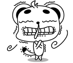 cute ferret~ sticker #9446422