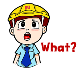 Couple Engineer English sticker #9458368