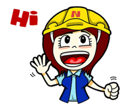 Couple Engineer English sticker #9458369