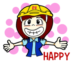 Couple Engineer English sticker #9458371