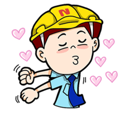 Couple Engineer English sticker #9458378