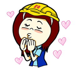 Couple Engineer English sticker #9458379