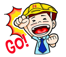 Couple Engineer English sticker #9458380