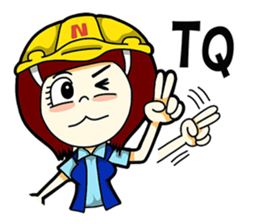 Couple Engineer English sticker #9458381