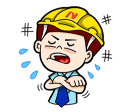 Couple Engineer English sticker #9458382