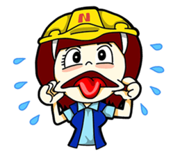 Couple Engineer English sticker #9458383