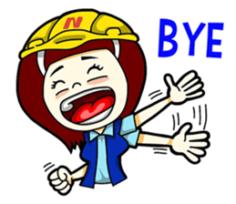 Couple Engineer English sticker #9458385