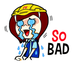 Couple Engineer English sticker #9458389