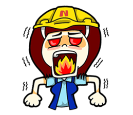 Couple Engineer English sticker #9458393