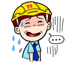 Couple Engineer English sticker #9458394