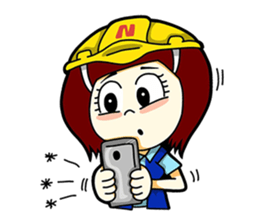 Couple Engineer English sticker #9458395