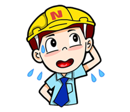 Couple Engineer English sticker #9458396